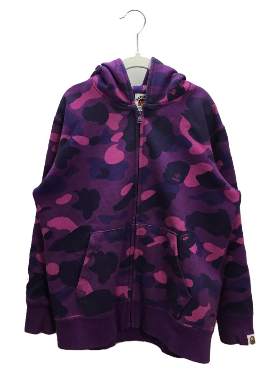 【中古】BAPE KIDS 001ZPI303010K/パーカー/130cm/PUP/カモフラ【キッズ】