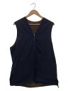 【中古】Steven Alan◆ナイロンベスト/M/ポリエステル/BLK/8125-186-0807【メンズウェア】