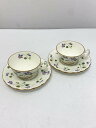 【中古】Noritake◆カップ&ソーサー/コーヒーカップ/2点セット/ホワイト/バイオレットドリーム/スミレ【キッチン用品】