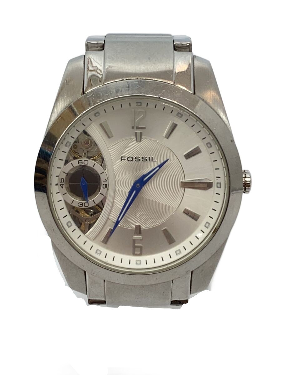 【ブランド】FOSSIL 【ブランドカナ】フォッシル 【型番】 【程度】B 【サイズ】 【メインカラー】シルバー 【素材・生地】その他 【キーワード】　　　/ 2026/02/26 セカンドストリート田井島店【3851】【中古】FOSSIL◆腕時計/アナログ/-- ブランド FOSSIL 型番 カラー シルバー 柄 素材・生地 その他>色・素材について サイズ >サイズ表示について 実寸（cm） 【腕時計】 ケース縦：4.2 / ケース横：5 / 文字盤縦：3.5 / 文字盤横：3.5 / ケースの厚さ：1.5 / バンド幅：1.8 / 手首周り：17.5 【その他】 その他サイズ：/ 商品は　セカンドストリート田井島店の店頭にて販売しております。商品に関するお問合わせは、お電話(TEL:096-334-5110)にて、問合わせ番号：2338514067393をお伝えください。 配送方法やお支払い方法に関するお問い合わせは、サポートセンターまでご連絡をお願いします。 ※お電話の対応は営業時間内のみとなります。お問い合わせフォームでお問い合わせの際はご注文番号をご記入下さい この商品に関する出品店舗からのコメント 汚れがございます。
