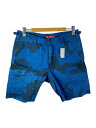 【中古】Supreme◆Over dyed Camo Cargo Short/32/コットン/BLU/カモフラ【メンズウェア】