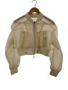 【中古】UNITED TOKYO◆24AW/シアーブルゾン/FREE/ポリエステル/CRM/144150001【レディースウェア】(4)
