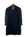 【中古】Wool and Cashmere/コート/M/ポリエステル/BLK/99806【メンズウェア】