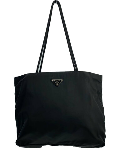 【中古】PRADA◆トートバッグ/ナイロン/BLK【バッグ】 【中古】PRADA◆トートバッグ/ナイロン/BLK【バッグ】