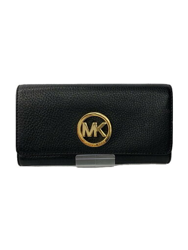 【中古】MICHAEL KORS◆長財布/レザー/BLK/レディース/32f2gfte3l【服飾雑貨他】 【中古】MICHAEL KORS◆長財布/レザー/BLK/レディース/32f2gfte3l【服飾雑貨他】