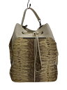 【中古】BCBG MAXAZRIA◆リュック/--/BEG/無地/dfe538rw【バッグ】