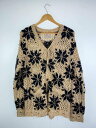 【中古】BED J.W. FORD◆カーディガン(厚手)/1/ポリエステル/ゴールド/24AW-B-KT02//【メンズウェア】