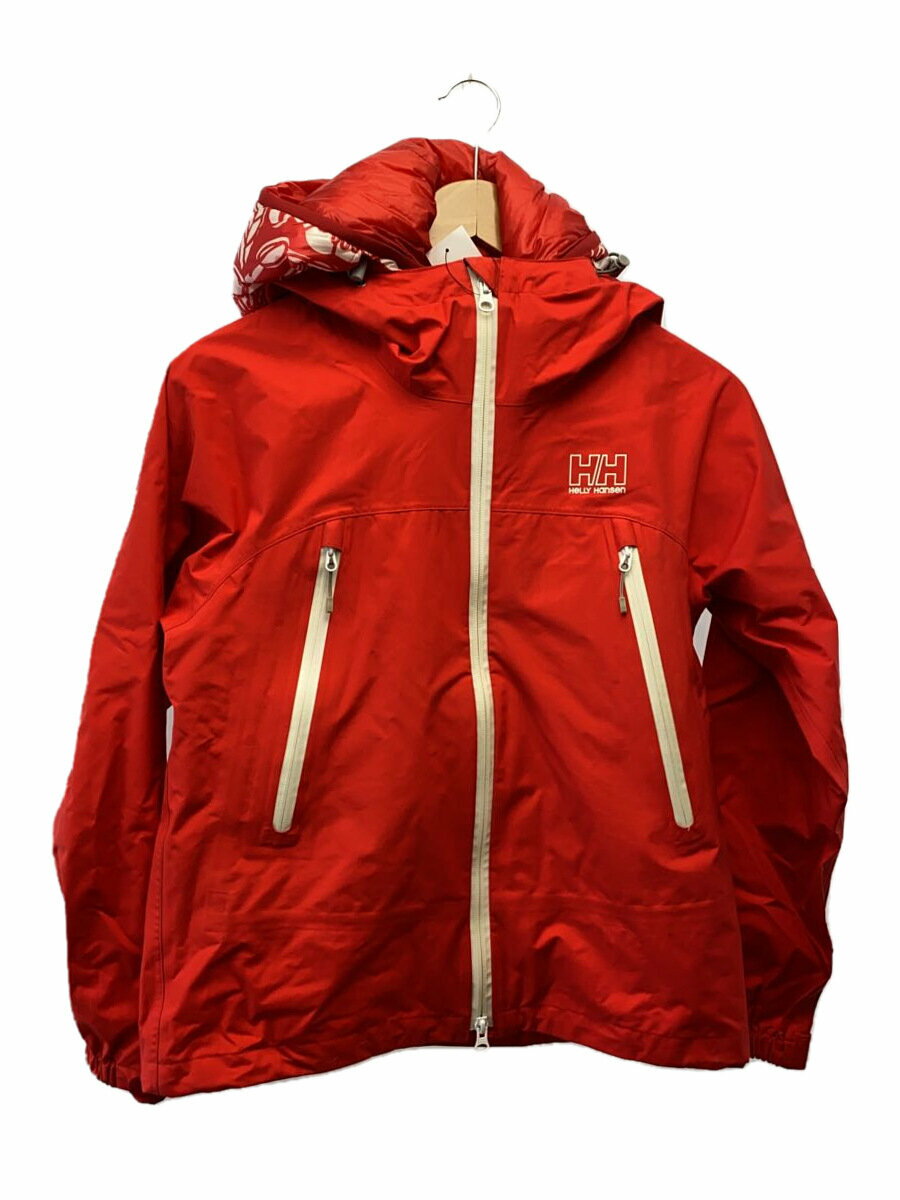 【中古】HELLY HANSEN◆マウンテンパーカー/M/ナイロン/RED/HOE11353【レディースウェア】