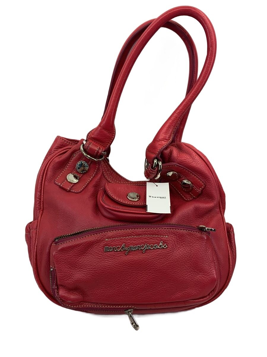 【中古】MARC BY MARC JACOBS◆トートバッグ/レザー/PNK【バッグ】