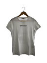 【中古】MONCLER◆Tシャツ/M/コットン/WHT/無地/g10938c7a610 829hp【レディースウェア】