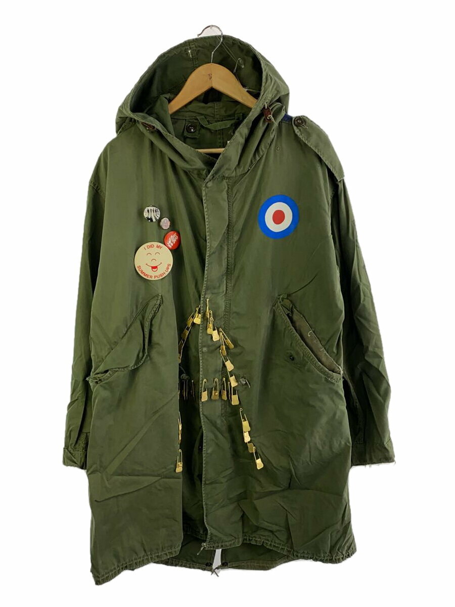【中古】US.ARMY◆50s/M-51/モッズカスタム/モッズコート/--/コットン/KHK【メンズウェア】
