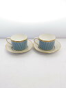 【中古】WEDGWOOD◆ヘリア・ティーカップ&ソーサー/2点セット/BLU/1065297【キッチン用品】