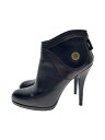 【中古】GUCCI◆ブーティ/38/BLK/レザー/206776//【シューズ】(4)