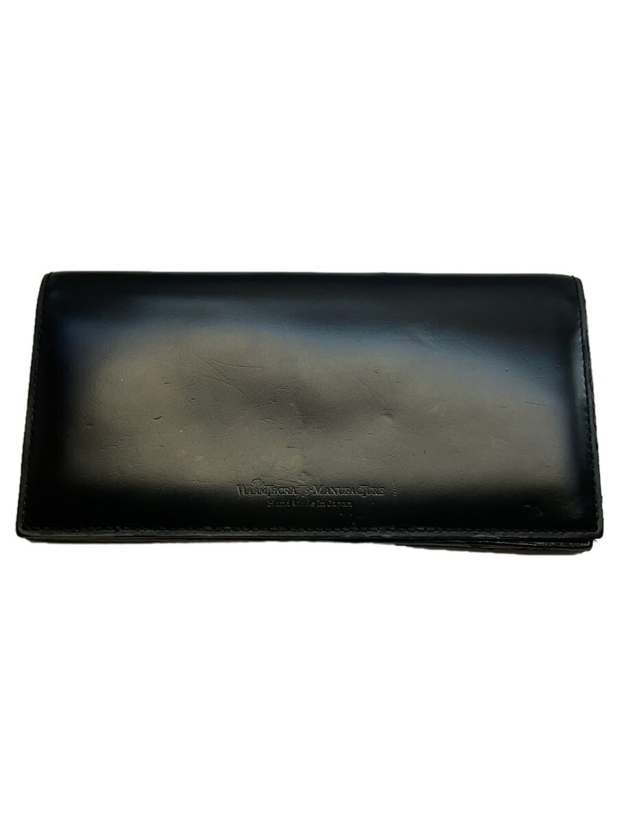 warmthcrafts manufacture/長財布/レザー/BLK/無地/メンズ