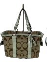 【中古】COACH◆バッグ/--/BRW/総柄【バッグ】