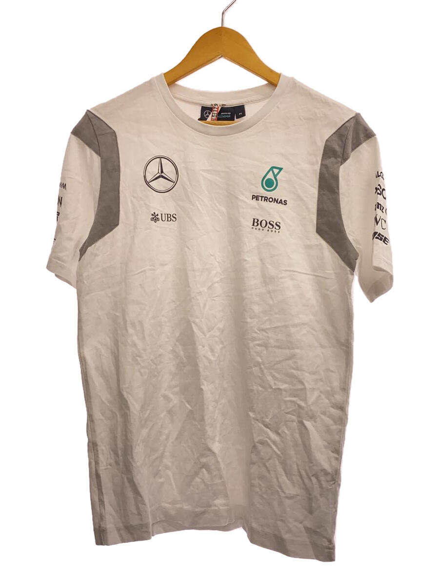 【中古】Mercedes-Bentz◆Tシャツ/M/コットン/WHT/プリント【メンズウェア】