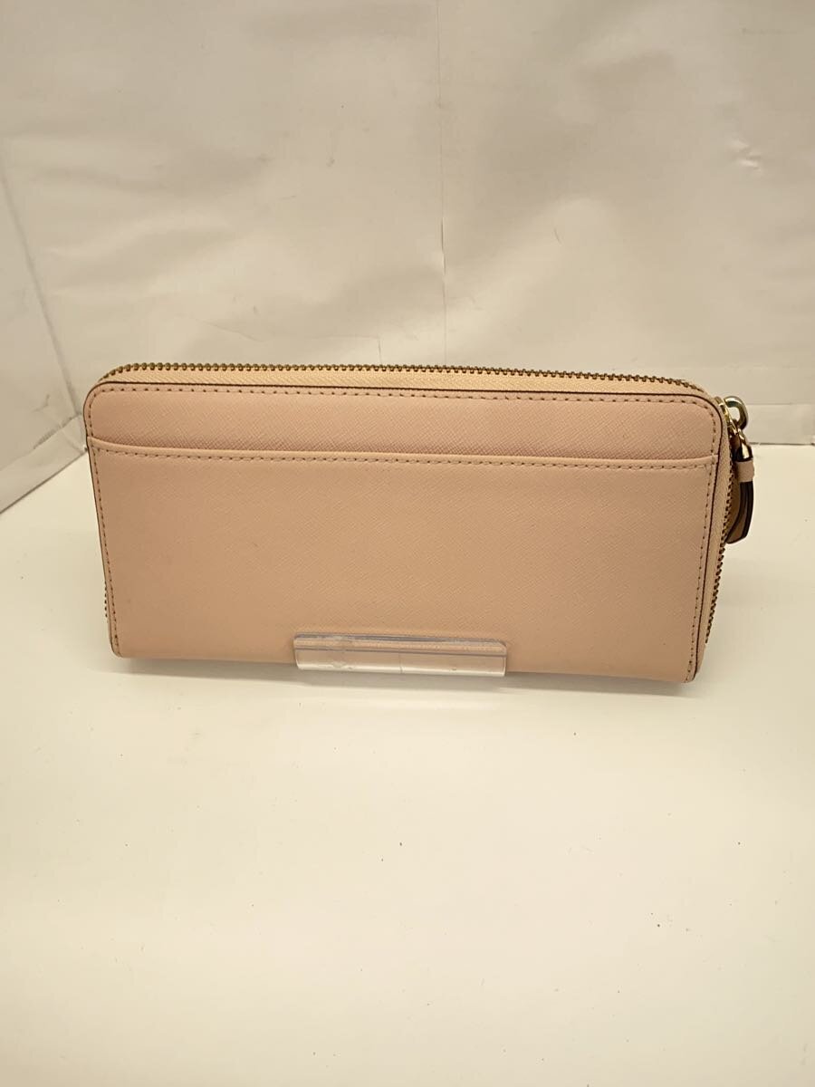【中古】kate spade new york◆長財布/レザー/PNK/無地/レディース/WL RU5448/ラウ...
