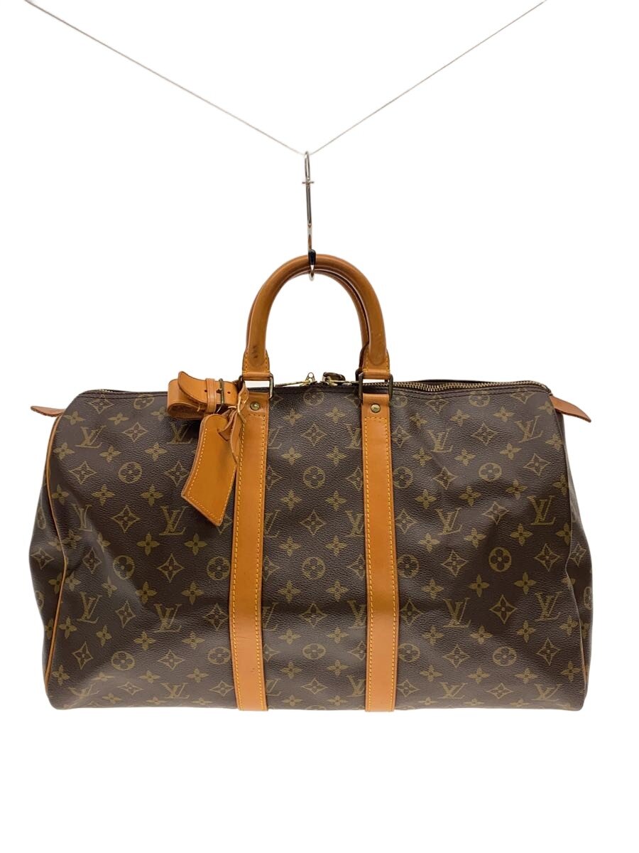 【ブランド】LOUIS VUITTON 【ブランドカナ】ルイヴィトン 【型番】M41418 【程度】B 【サイズ】 【メインカラー】ブラウン 【素材・生地】PVC（ビニール） 【キーワード】　　 2025/10/17 セカンドストリート今福鶴見店【3389】【中古】LOUIS VUITTON◆キーポル・バンドリエール45_モノグラム・キャンバス/PVC/BRW ブランド LOUIS VUITTON 型番 M41418 カラー ブラウン 柄 総柄 素材・生地 PVC（ビニール）>色・素材について サイズ >サイズ表示について 実寸（cm） 【バッグ】 マチ：20.5 / 高さ：27 / 幅：45.5 / 持ち手：33 【その他】 その他サイズ：/ 商品は　セカンドストリート今福鶴見店の店頭にて販売しております。商品に関するお問合わせは、お電話(TEL:06-4255-7111)にて、問合わせ番号：2333895967577をお伝えください。 配送方法やお支払い方法に関するお問い合わせは、サポートセンターまでご連絡をお願いします。 ※お電話の対応は営業時間内のみとなります。お問い合わせフォームでお問い合わせの際はご注文番号をご記入下さい