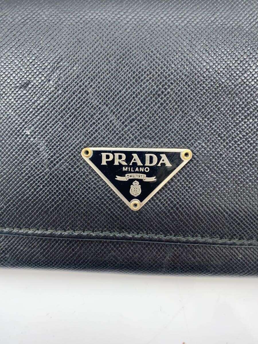 【中古】PRADA◆コインケース/レザー/BLK/無地/レディース【服飾雑貨他】 3