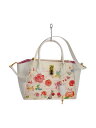 【中古】Samantha Thavasa◆カトーフレンド/アゼル/トートバッグ/レザー/WHT【バッグ】(4)