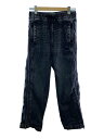 【中古】DIESEL◆D-MARTIAN-PLUS-S/サイドジップ/イージーパンツ/XS/デニム/A14244-09K24【メンズウェア】(4)