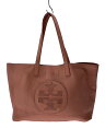 【中古】TORY BURCH◆トートバッグ/レザー/PNK【バッグ】