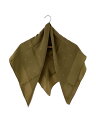 【中古】LOUIS VUITTON◆モノグラム/シルクスカーフ/カーキ/総柄/レディース【服飾雑貨他】