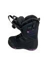 【中古】salomon◆スノーボードブーツ/22.5cm/BOA/BLK【スポーツ】