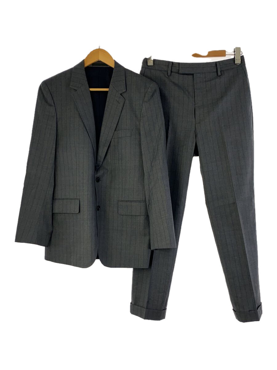 【中古】Paul Smith◆セットアップ/L/ウール/GRY/ストライプ/PF-IS-76655【メンズウェア】