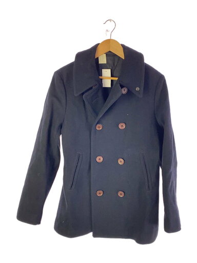 【中古】N.HOOLYWOOD◆ピーコート/38/ウール/BLK/942-C003【メンズウェア】 【中古】N.HOOLYWOOD◆ピーコート/38/ウール/BLK/942-C003【メンズウェア】