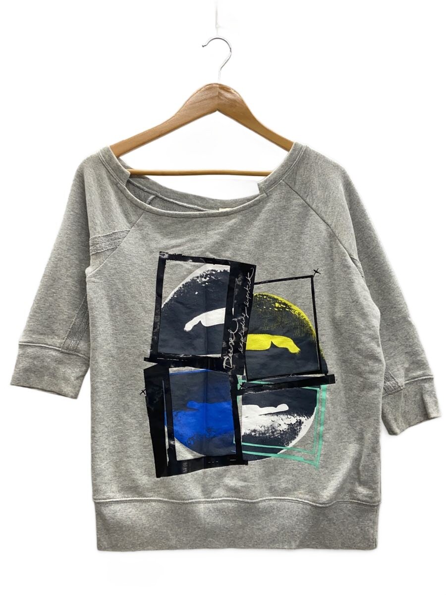 【ブランド】DIESEL 【ブランドカナ】［イリョウ／フクショク］ディーゼル 【型番】 【程度】B 【サイズ】XS 【メインカラー】グレー 【素材・生地】コットン 【キーワード】　　　/ 2026/08/16 セカンドストリート福岡天神店【3287】【中古】DIESEL◆五分袖スウェット/XS/コットン ブランド DIESEL 型番 カラー グレー 柄 素材・生地 コットン>色・素材について サイズ XS>サイズ表示について 実寸（cm） 【カットソー】 身幅：54 / 着丈：53 / ゆき：61.5 【その他】 その他サイズ：/ 商品は　セカンドストリート福岡天神店の店頭にて販売しております。商品に関するお問合わせは、お電話(TEL:092-718-7766)にて、問合わせ番号：2332874767610をお伝えください。 配送方法やお支払い方法に関するお問い合わせは、サポートセンターまでご連絡をお願いします。 ※お電話の対応は営業時間内のみとなります。お問い合わせフォームでお問い合わせの際はご注文番号をご記入下さい この商品に関する出品店舗からのコメント 当店の商品をご覧いただき誠にありがとうございます。右袖口にしみがございますが、まだまだご利用いただけます。あくまで中古品となること、店頭でも併売中であることをご理解の上、ご検討をよろしくお願いいたします。商品について気になることがございましたら、販売店舗までお問い合わせくださいませ。