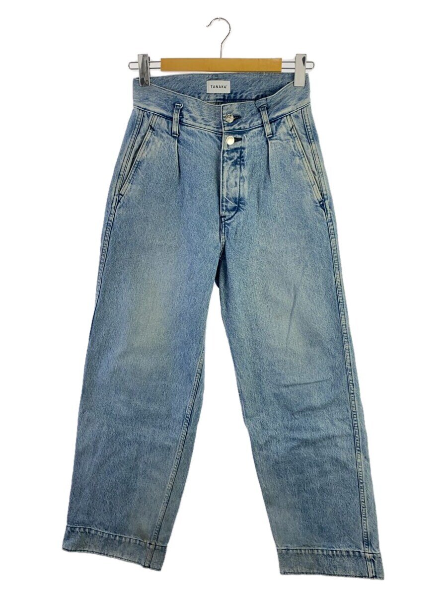 【中古】TANAKA◆THE WIDE JEAN TROUSERS/ストレートパンツ/25/デニム/IDG/無地/ST-108【メンズウェア】