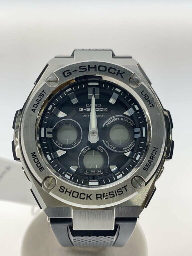 【中古】CASIO◆ソーラー腕時計/アナログ/ラバー/ブラック/GST-S310【服飾雑貨他】 【中古】CASIO◆ソーラー腕時計/アナログ/ラバー/ブラック/GST-S310【服飾雑貨他】