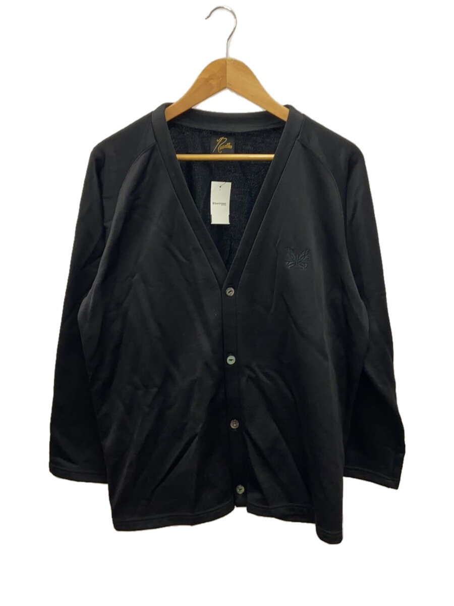 【中古】Needles◆カーディガン(薄手)/M/ポリエステル/BLK/PU284【メンズウェア】