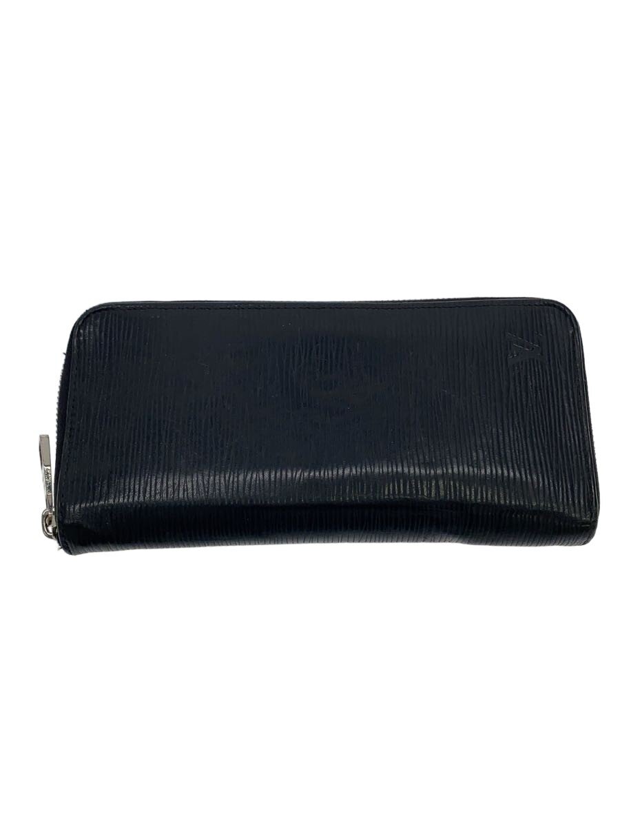 【中古】LOUIS VUITTON◆ジッピー・ウォレット・ヴェルティカル_エピ/レザー/BLK/メンズ【服飾雑貨他】
