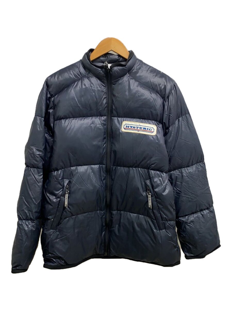 【中古】HYSTERIC GLAMOUR◆90s/ダウンジャケット/星タグ/FREE/ナイロン/BLK/2AB-2895【メンズウェア】