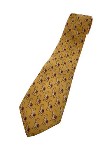 【中古】Salvatore Ferragamo◆ネクタイ/シルク/YLW/メンズ【服飾雑貨他】 【中古】Salvatore Ferragamo◆ネクタイ/シルク/YLW/メンズ【服飾雑貨他】