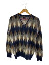 【中古】Needles◆Mohair Cardigan Diamond/カーディガン(厚手)/M/モヘア/BG258【メンズウェア】(4)