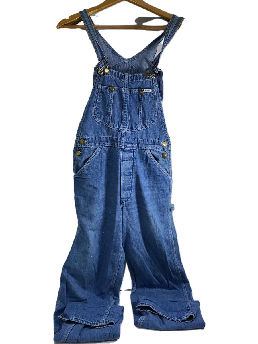 【中古】Lee◆オーバーオール/--/デニム/BLU/無地【メンズウェア】
