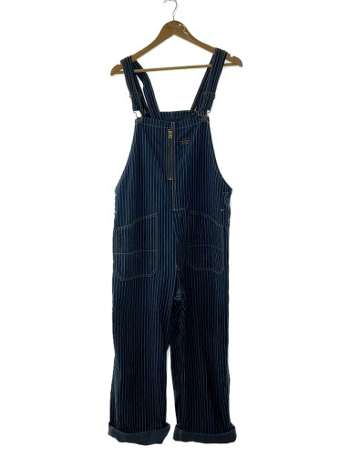 【中古】Schott◆オーバーオール/コットン/ネイビー/ストライプ/3196013【メンズウェア】 【中古】Schott◆オーバーオール/コットン/ネイビー/ストライプ/3196013【メンズウェア】