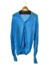 【中古】JCPenney◆カーディガン(薄手)/L/アクリル/BLU【メンズウェア】