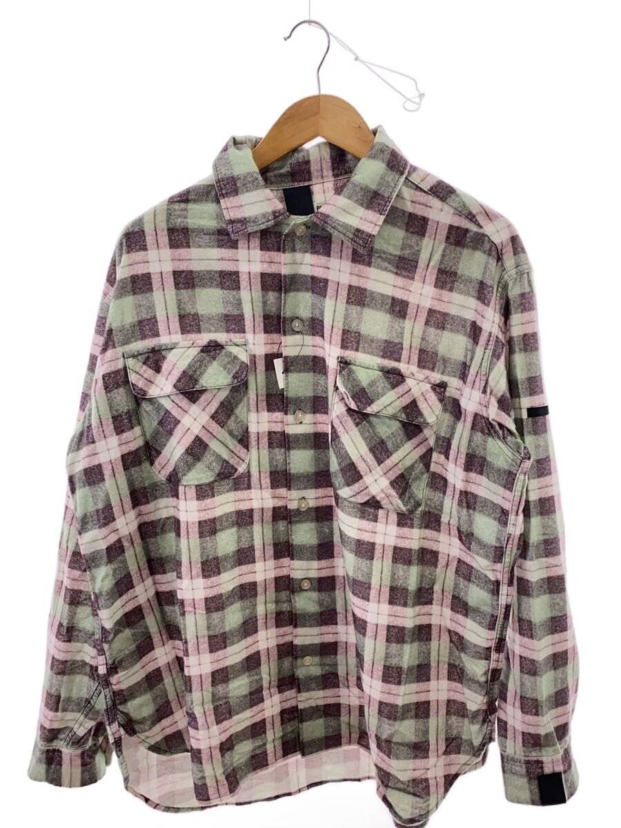 N.HOOLYWOOD◆25AW/COMPILE/ネルシャツ/38/コットン/GRN/チェック/2252-SH60-025//
