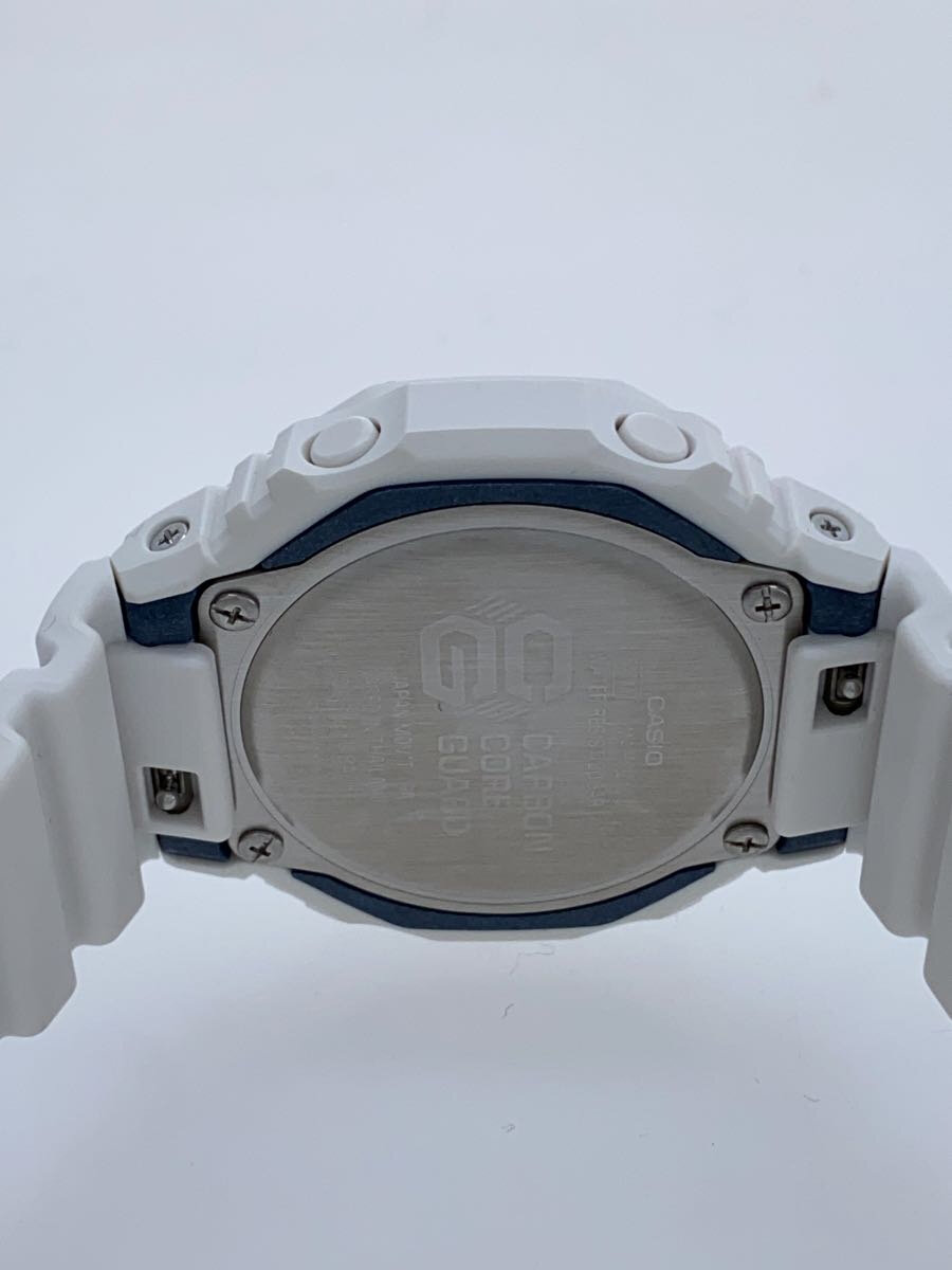 【中古】CASIO◆クォーツ腕時計/デジアナ/ラバー/WHT/WHT/SS/GMA-S2100-7AJF【服飾雑貨他】