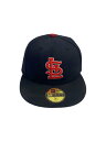 【中古】NEW ERA◆キャップ/7 1/2/コットン/BLK/無地/メンズ【服飾雑貨他】