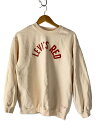 【中古】Levi’s RED◆スウェット/S/コットン/CRM/プリント/PC9-A1000-0000【レディースウェア】