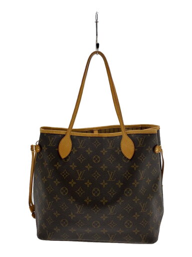 【中古】LOUIS VUITTON◆1)ネヴァーフルPM_モノグラム・キャンバス_BRW/PVC/BRW【バッグ】 【中古】LOUIS VUITTON◆1)ネヴァーフルPM_モノグラム・キャンバス_BRW/PVC/BRW【バッグ】