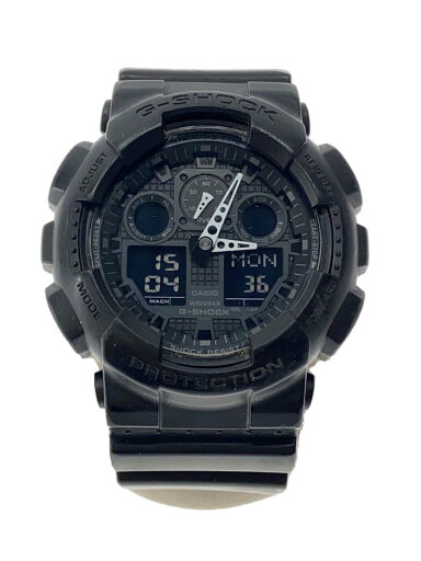 【中古】CASIO◆腕時計/デジタル/BLK/GA-100【服飾雑貨他】 【中古】CASIO◆腕時計/デジタル/BLK/GA-100【服飾雑貨他】