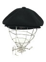 【中古】KANGOL◆キャスケット/L/ポリエステル/BLK/無地/メンズ/K3192SM【服飾雑貨他】