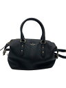 【中古】kate spade new york◆ショルダーバッグ/レザー/BLK/無地【バッグ】