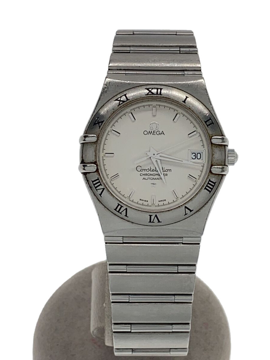 【中古】OMEGA◆自動巻腕時計/アナログ/ステンレス/WHT/SLV/SS/ 20241202日差-9【服飾雑貨他】